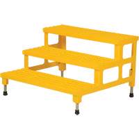 Adjustable Step-Mate Stand, 3 Step(s), 36-3/16" W x 33-7/8" L x 22-1/4" H, 500 lbs. Capacity VD448 | WestPier
