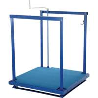 Ergonomic Posi-Crank Platform With Anti-Fatigue Mat, 36" W x 72" D, 500 lbs. Capacity, All-Welded VD460 | WestPier