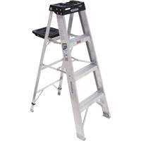 Step Ladder, 4', Aluminum, 300 lbs. Capacity, Type 1A VD558 | WestPier