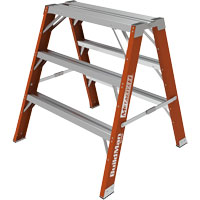 Buildman™ Step-up Workbench, 3' H x 34.75" W x 33.25" D, 300 lbs. Capacity, Fibreglass VD700 | WestPier