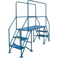 Crossover Ladder, 35-1/2" Overall Span, 31-1/2" H x 22" D, 22" Step Width WestPier
