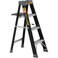 Step Ladder with Paint Tray, 4', Fibreglass, 250 lbs. Capacity, Type 1 WestPier