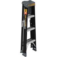 Step Ladder with Paint Tray, 4', Fibreglass, 250 lbs. Capacity, Type 1 WestPier