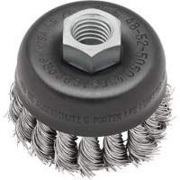 Knot Wire Cup Brush, 3" Dia. x 5/8"-11 Arbor VF916 | WestPier