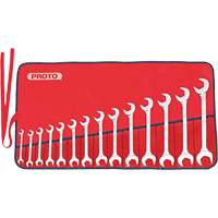 Full Polish Angle Wrench Set, Open-Ended, 14 Pieces, Imperial VM206 | WestPier