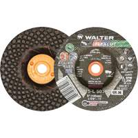 Meules &agrave; moyeu d&eacute;port&eacute; Flexcut, 5", 36 Grain, Oxyde d'aluminium, 5/8"-11, 12 200 Tr/min, Type 29 WestPier