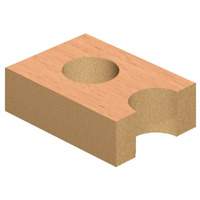 Through-Hole Carbide Tipped Drill, 2/5" Diameter WestPier