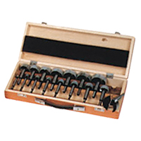 Bormax Forstner Bit Kits in a Wooden Box, 16 Pieces, High Carbon Steel WestPier
