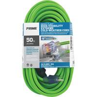 Neon Flex&reg; High Visibility Extension Cord, Outdoor, SJTW, 12/3 AWG, 15 A, 50' WestPier