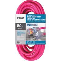 Neon Flex&reg; High Visibility Extension Cord, Outdoor, SJTW, 12/3 AWG, 15 A, 50' WestPier