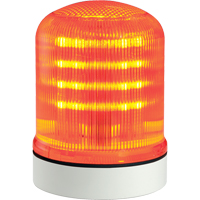 Streamline&reg; Modular Multifunctional LED Beacons, Continuous/Flashing/Rotating, Amber WestPier