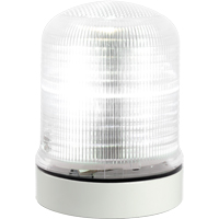 Streamline&reg; Modular Multifunctional LED Beacons, Continuous/Flashing/Rotating, Clear WestPier