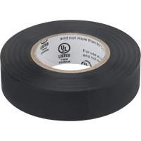 Electrical Tape, 19 mm (3/4") x 18 M (60'), Black, 7 mils XE890 | WestPier