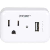 Prime&reg; USB Charger with Surge Protector WestPier