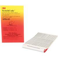 ScotchCode™ Pre-Printed Wire Marker Book XH305 | WestPier