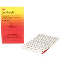 Livret d'étiquettes pour le marquage de fils préimprimées ScotchCode<sup>MC</sup> XH306 | WestPier
