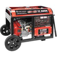 Electric Start Gas Generator with Wheel Kit, 12000 W Surge, 9000 W Rated, 120 V/240 V, 31 L Tank WestPier