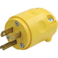Replacement Plug, PVC, 15 A, 125 V XJ241 | WestPier