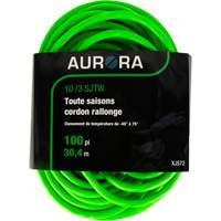 Industrial Extension Cord, All-Weather, SJTW, 10/3 AWG, 15 A, 100' WestPier