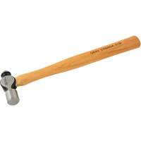 Ball Pein Hammer, 8 oz. Head Weight, Plain Face, Wood Handle WestPier